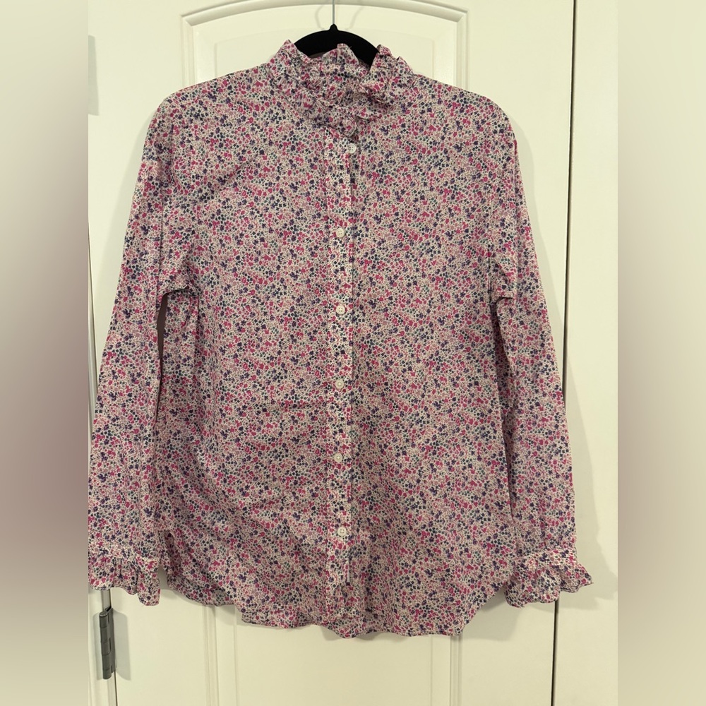 J. Crew Multicolor Floral Shirt